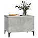 Tavolino Salotto Grigio Cemento 60x44,5x45 Cm Legno Multistrato - Foto miniatura 9