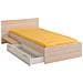 Letto Bambino 1 Cassetto 90 X 190 Cm - Colore: Naturale E Bianco - Iplia - Foto miniatura 2