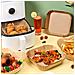 Carta Usa E Getta Air Fryer Per Friggitrici 20x20 Cm Confezione Da 100 Pezzi Nature - Foto miniatura 3