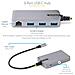 Hub USB-C con Etherenet a 3 porte - 3x porte USB-A, Gigabit Ethernet RJ45, USB 3.0 5Gbps, alimentazione tramite bus, cavo lungo 30 cm - Adattatore hub USB Type-C portatile con GbE - Foto miniatura 7