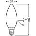 Pack 2 Lampadina Led Osram B E14 Opale 4.9w 470lm 2700k Dimmerabile Ip20 200° [lv-4058075610149] - Foto miniatura 2