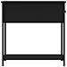 Comodino Nero 30x60x60 Cm In Legno Multistrato - Foto miniatura 4