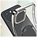Cover Magsafe Per Iphone 15 Silicone Bordo Cromato Argento - Foto miniatura 3