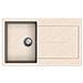 Lavello Enigma D100 1 Vasche Dimensioni 86 x 50 cm Resina Beige - Foto miniatura 2