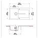 Lavello Enigma D100 1 Vasche Dimensioni 86 x 50 cm Resina Beige - Foto miniatura 3