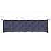 Cuscino Panca Giardino Blu Marino 200x50x7 Cm In Tessuto Oxford - Foto miniatura 2
