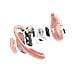 Openfit Air Auricolare Wireless A Clip Chiamate /musica /sport /tutti I Giorni Bluetooth Rosa - Foto miniatura 2