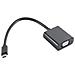 14-05006 cavo e adattatore video USB tipo-C VGA (D-Sub) Nero - Foto miniatura 1