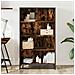 Libreria Rovere Fumo 80,5x35x139 Cm In Truciolato - Foto miniatura 3