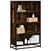 Libreria Rovere Fumo 80,5x35x139 Cm In Truciolato - Foto miniatura 1