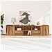 Mobile Angolare Rovere Artigianale 200x40x45 Cm In Truciolato - Foto miniatura 3