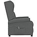 Lusso Casadino -  Poltrona Ad Ala Reclinabile Elettrica Grigio Scuro In Tessuto - Foto miniatura 4