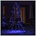 Lusso Casadino -  Albero Di Natale A Cono 160 Led Per Interni Esterni 78x120 Cm - Foto miniatura 2
