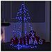 Lusso Casadino -  Albero Di Natale A Cono 160 Led Per Interni Esterni 78x120 Cm - Foto miniatura 8
