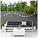 Lusso Casadino -  Set Salotto Giardino 4pz Con Cuscini Bianco Legno Massello Pino - Foto miniatura 2