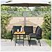 Set Divano da Giardino 2 Pezzi con Cuscini Nero Polyrattan - Foto miniatura 2