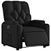 Poltrona Reclinabile Elettrica Nera in Similpelle - Foto miniatura 3