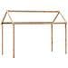 Letto a Soppalco con Tetto 90x190 cm Legno Massello di Pino - Foto miniatura 6