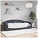 Letto da Giorno Grigio Scuro 90x190 cm in Velluto - Foto miniatura 2