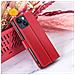 Custodia A Portafoglio Per Iphone 14 Plus Con Supporto E Linguetta Magnetica, Rosso - Foto miniatura 4