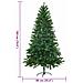 Albero di Natale artificiale Verde 180 cm PE - Foto miniatura 7