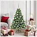 Albero di Natale artificiale con 150 LED Verde 120 cm PE e PVC - Foto miniatura 2
