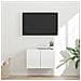 Mobile TV da parete Bianco Lucido 59,5 x 31 x 40 cm - Foto miniatura 2