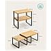 Scaffali da cucina industriali - Rovere e nero x2 - KCS02NB - Foto miniatura 6
