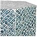 Tavolino Ausiliario In Legno E Capiz Grigio 45x40x50h Cm - Foto miniatura 4