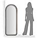 Specchio Con Cornice Vkh465-multicolore-mdf-60x4x160 Cm - Foto miniatura 6