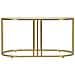 Tavolino Vkh797-oro-metallo-90x50x45 Cm - Foto miniatura 2