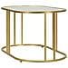 Tavolino Vkh797-oro-metallo-90x50x45 Cm - Foto miniatura 3