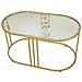 Tavolino Vkh797-oro-metallo-90x50x45 Cm - Foto miniatura 4