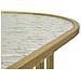 Tavolino Vkh797-oro-metallo-90x50x45 Cm - Foto miniatura 6
