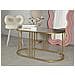 Tavolino Vkh797-oro-metallo-90x50x45 Cm - Foto miniatura 8