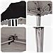 Tenda per feste a pop-up 195 x 195 x 245 cm Nero Tessuto Oxford - Foto miniatura 9