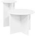 Set tavolini 2 pcs Bianco Legno ingegnerizzato - Foto miniatura 1