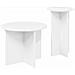Set tavolini 2 pcs Bianco Legno ingegnerizzato - Foto miniatura 3