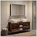Set di mobili per il bagno 4 pcs Legno antico - Foto miniatura 2