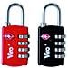 Lucchetti Per Valigie Combinazione Variabile 4 Combinazioni Tsa Mm. 20 Colori Assortiti (rosso O Nero)  - Foto miniatura 6