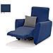 Copripoltrona Reclinabile Easy Long Sofa Cover In Tinta Unita Poltrona Blu 180 - Foto miniatura 1
