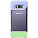 Cust. 2 Parti Sgh G955 Galaxy S 8+ Violet / Green - Foto miniatura 2