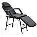Lettino Da Massaggio Portatile In Similpelle 185x78x76 Cm Nero - Foto miniatura 8