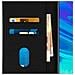 Custodia Huawei P Smart 2019 Portacarte Funzione Supporto Cover Silicone - Nero - Foto miniatura 3