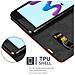 Custodia Compatibile Con Wiko Sunny 3 In Rosso Mela - Coperchio Protettiva Con Chiusura Magnetica, Funzione Stand E Tasca Per Le Carte - Foto miniatura 2