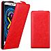Custodia Compatibile Con Huawei Gr5 2017 / Honor 6x In Rosso Mela - Coperchio Protettivo In Design Flip Con Chiusura Magnetica - Foto miniatura 3
