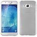 Custodia Compatibile Con Samsung Galaxy A8 2015 In Argento - Coperchio Protettivo In Silicone Tpu Flessibile Con Design Spazzolato - Foto miniatura 1