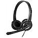 VOX505 USB Cuffia Stereo Padiglione Auricolare Cablato con Microfono Integrato Colore Nero - Foto miniatura 1
