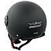 Scooter Moto Casco Jet Omologato Ece 22-05 Visiera Avio Nero Opaco S - Foto miniatura 2