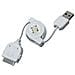 USB / Apple, USB, Apple, Maschio / maschio, Bianco, IPod, iPhone 4G - Foto miniatura 1